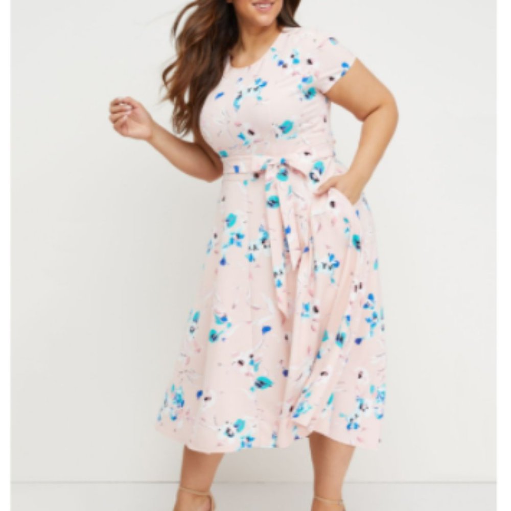 Lena Fit & Flare Dress 16